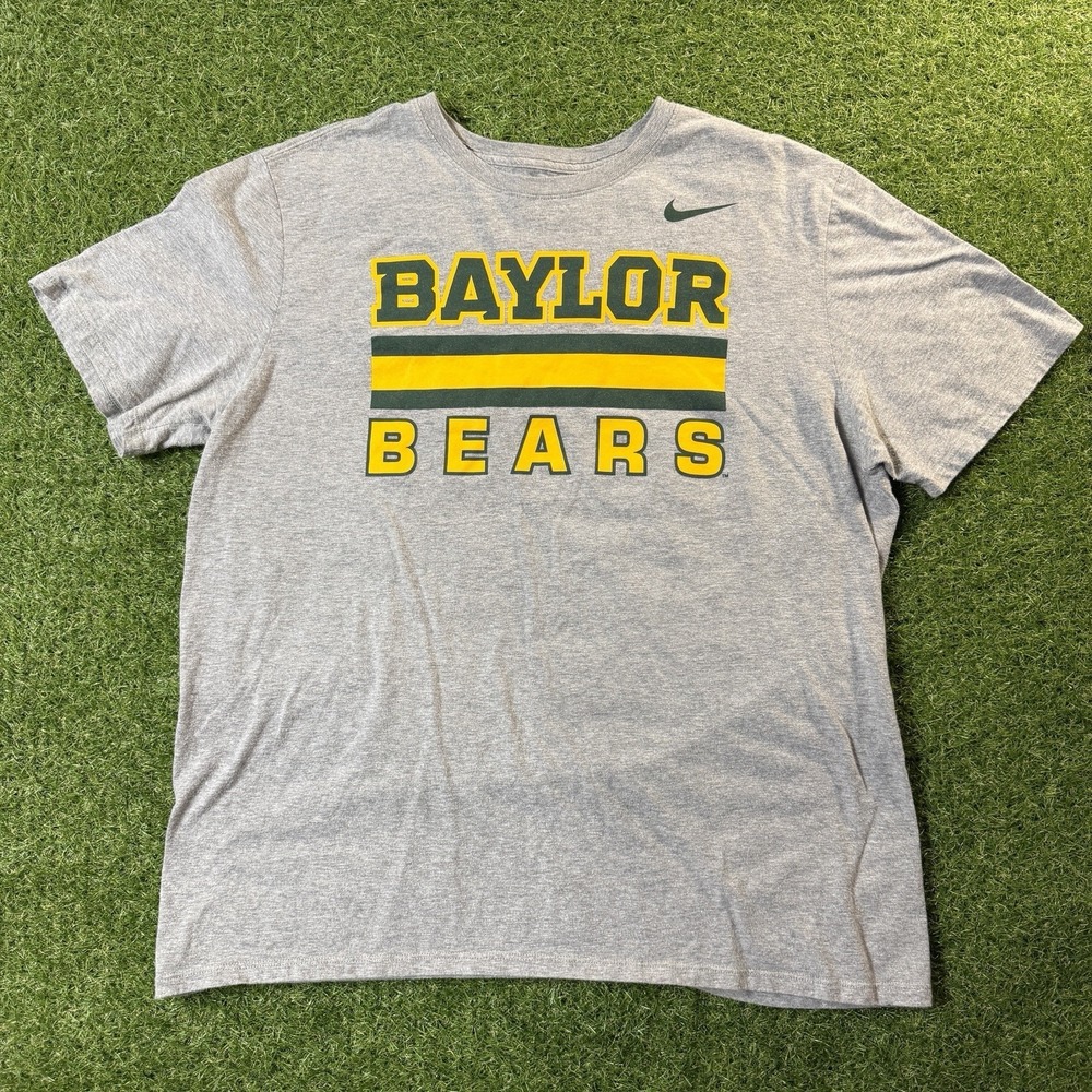Nike Baylor  Shirt Mens XL Gray The Nike Tee College